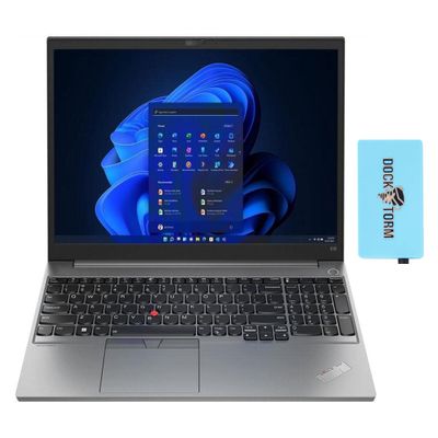 Lenovo 2022 ThinkPad E15 Gen 2 15.6" 60Hz Full HD IPS Laptop (Intel i5-1235U 10-Core, 16GB RAM, 512GB PCIe SSD, Intel UHD, WiFi 6, Bluetooth 5.2, HD Webcam, Win 10 Pro) with Hub