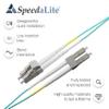 10 Meter OM3 Multimode Duplex Fiber Patch Cable, LC-LC Connector, 10Gig OFNR Rated, High Speed Corning Glass for Network, Data Center, LAN, FTTH, Telecom view 4
