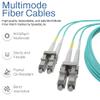 0.5 Meter OM3 Multimode Duplex Fiber Patch Cable, LC-LC Connector, 10Gig OFNR Rated, High Speed Corning Glass for Network, Data Center, LAN, FTTH, Telecom view 3