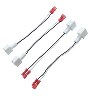 4Pcs Speaker Wire Harness Replacement for 2004-2021 Nissan Altima Titan Frontier Versa Xterra Pathfinder Speaker Connector, 2006-2018 Infiniti M35 Q40 G25 QX70 Car Door Speaker Adapter Plug White
