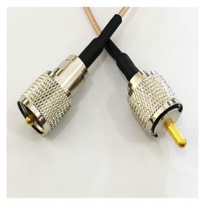 JIANGXIAO Xiaojiang Store RG316 Long UHF Male pl259 to Long UHF PL259 Male for Car Mobile Antenna Cable 6m