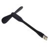 Mini USB Fan, Quiet and Flexible, USB Portable Mini Fan, Mini Cooling Fan, Quiet Travel Fan(Black) view 1