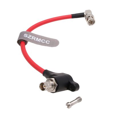 SZRMCC SDI Protector Cable 12G 6G HD SDI Right Angle BNC Surge Overvoltage Circuit Protector Isolator Video Cable for RED Komodo ARRI Alexa SonyRed-Elbow 20cm