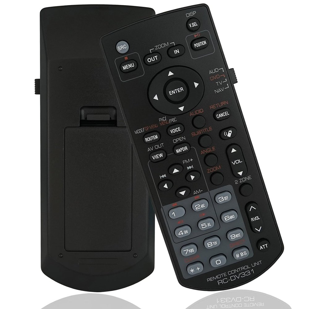 Replacement Remote Control for Kenwood DDX276BT DDX376BT DDX396 DMX1025BT DMX120BT DMX110 DMX110BT DMX100BT DMX125BT Double DIN Car Stereo DVD Receiver