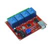 1/2/4/8-Channel 10A PC USB Control Switch Relay Module Free Drive Programmable Computer Control Computer USB Control Switch Driver PC Intelligent Controller (5V 4-Channel) view 2