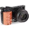 Leftfoto Upgrade Metal Cage with Wood Handle for Sony Alpha ZV-E10 Video Shooting Accessories, Cold Shoe Mic/Light Extension Video Cage Filming Vlog Camera Kit view 1
