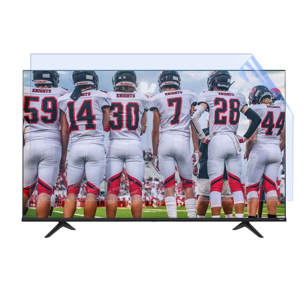 Anti Scratch TV Film for 40-70 Inch - Anti Glare Screen Protector/Anti-UV/Frosted Film for LCD, LED, 4K OLED & QLED HDTV Displays,55" 1211 * 682