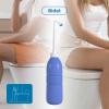 Hibbent 2 Pack 620ml Travel Bidet Bottle, Portable Bidet Sprayer Handheld Bidet, Portable Bidet for Travel Bag with Extra Long Pointed Nozzle Spray, Toilet Bidet Shower, Bathroom Bidet Spray, Purple view 4