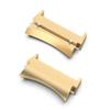 ECSEM Watch Strap Connector Stainless Steel Adapter Compatible with Galaxy Watch 4 40MM 44MM Metal Connection Adapter Connection Watch Band (Gold) view 1