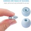 3 Pairs Memory Foam Ear Tips for Samsung Galaxy Buds 2,Ear Tips Replacement with Three Sizes S/M/L,No Silicone Eartips Pain Reducing Noise Earbuds Anti-Slip Replacement Ear (White) view 2