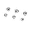 3 Pairs Memory Foam Ear Tips for Samsung Galaxy Buds 2,Ear Tips Replacement with Three Sizes S/M/L,No Silicone Eartips Pain Reducing Noise Earbuds Anti-Slip Replacement Ear (White) view 3