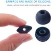 (3 Pairs) Ear Caps Compatible with Samsung Galaxy Buds 2 Earphone Tips Soft Silicone Earphones Earbuds Earplugs Eartips Cover Case Ear Cushions Covers Eargels for Galaxy Buds 2 (Blue) view 2