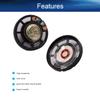 Heyiarbeit DIY Magnetic Speaker 8 Ohm 0.25W 29mm Round Shape Replacement Speaker Stereo Woofer Loudspeaker for DIY Audio Speakers Interphone 5pcs view 3