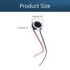Heyiarbeit 0.5W 8 Ohm DIY Magnetic Speaker Audio Speakers 10mm Diameter Round Shape Replacement Loudspeaker view 2