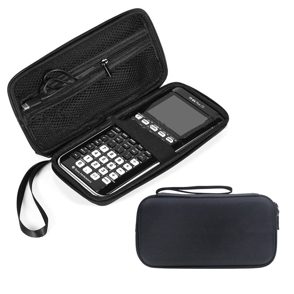 ZLiT Carrying Case for Texas Instruments TI-84 Plus Calculators Case Protective Storage Bag(Black)