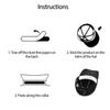 BMIROAMDFE Hat Sweat Liner for Cap Absorbent Sweat Shields Pad for Hats Strips 80 Pieces Black and White for Women Men view 2