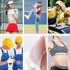 BMIROAMDFE Hat Sweat Liner for Cap Absorbent Sweat Shields Pad for Hats Strips 80 Pieces Black and White for Women Men view 3
