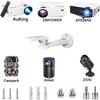 2-Be-Best Universal Projector Wall Mount Angle Adjustable 360Rotatable 11.5 lbs Load 7.9 in Length Projector Hanger with Mounting Screw Thread Adapters White as Mini Projector Camera Camcorder Mount view 4