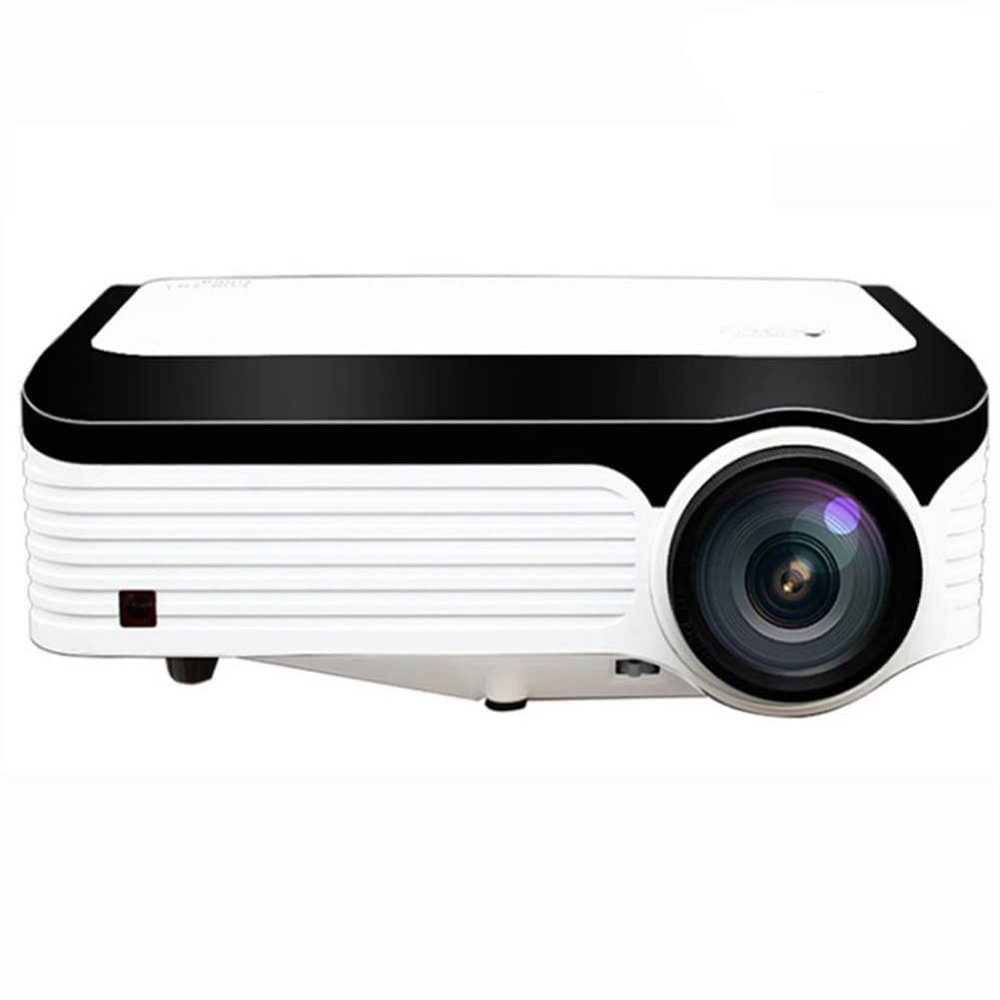 SMSOM Projector,Mini Video Projector,1080P Supported,Portable Outdoor Movie Projector,200" Display Compatible with TV Stick,HDMI,USB,VGA,AV for Home Entertainment (White)