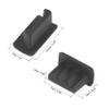 uxcell 20pcs Silicone Mini USB Cap Port Cover Anti Dust Protector 7mmx2mm Black Clear view 3