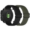 Abanen 22mm Elastic Watch Bands for Garmin Instinct 3 45mm / Instinct 2 Solar, Soft Stretchy Nylon Ultra-light Wristband Strap for Instinct E 45mm / Crossover Solar (Black + Green) view 1