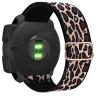 Abanen 22mm Elastic Watch Bands for Garmin Instinct 3 45mm / Instinct 2 Solar, Soft Stretchy Nylon Ultra-light Wristband Strap for Instinct E 45mm / Crossover Solar (Leopard) view 1