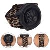 Abanen 22mm Elastic Watch Bands for Garmin Instinct 3 45mm / Instinct 2 Solar, Soft Stretchy Nylon Ultra-light Wristband Strap for Instinct E 45mm / Crossover Solar (Leopard) view 4