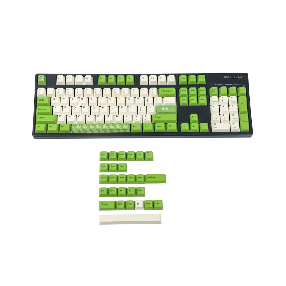 131 Cherry Profile Keycaps Dye Sub Thick PBT Keycap Set for 104 TKL GK61 96 75 GMMK MX Keyboard