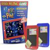 waheed LED Drawing Tablet, Magic Pad, Includes Smooth Fun Guide. Glow Boost, 6Double Sided Markets, 42 Stencils, Dry Erasers, Red, 10.3x7.8x0.8 view 3