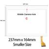 for 10.1'' Inch Zonko K105 Tablet PC Front Outter Touch Screen Panel Digitizer Sensor Glass Replacement Phablet Multitouch (Smaller Size Middle Hole Black) view 2