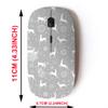 2.4G Wireless Mouse with Cute Pattern Design for All Laptops and Desktops with Nano Receiver - Beautiful Christmas Gorgeous view 2