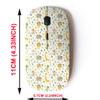 2.4G Wireless Mouse with Cute Pattern Design for All Laptops and Desktops with Nano Receiver - Baby Lion Giraffe view 2