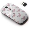 2.4G Wireless Mouse with Cute Pattern Design for All Laptops and Desktops with Nano Receiver - Cartoon Rooster view 1