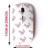 2.4G Wireless Mouse with Cute Pattern Design for All Laptops and Desktops with Nano Receiver - Cartoon Rooster view 2