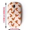 2.4G Wireless Mouse with Cute Pattern Design for All Laptops and Desktops with Nano Receiver - Cartoon Chicken Animal view 2