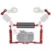 BGNing SLR Underwater Triangle Tray Stabilizer Action Camera Diving Cage Rig Bracket Handgrip Buoyancy Float Arm Mount Combo (10inch Red Combo B) view 1