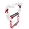 BGNing SLR Underwater Triangle Tray Stabilizer Action Camera Diving Cage Rig Bracket Handgrip Buoyancy Float Arm Mount Combo (10inch Red Combo B) view 2