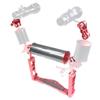 BGNing SLR Underwater Triangle Tray Stabilizer Action Camera Diving Cage Rig Bracket Handgrip Buoyancy Float Arm Mount Combo (10inch Red Combo B) view 3