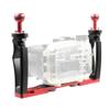 BGNing Dual Handheld Stabilizer, Diving Dual Handheld Tray, w/ 1/4" Screw Base Sports Action Cameras Underwater Light Photo Mount view 2