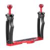 BGNing Dual Handheld Stabilizer, Diving Dual Handheld Tray, w/ 1/4" Screw Base Sports Action Cameras Underwater Light Photo Mount view 3