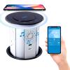 German Technology Motorized Pop Up Outlet for Countertop 15W Wireless Charger, Countertop Electrical Outlet with 3AC Outlets & 2USB Ports(20W PD),APP Remote Control and Speaker,Free 4.92 inch Hole Saw view 1