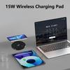 German Technology Motorized Pop Up Outlet for Countertop 15W Wireless Charger, Countertop Electrical Outlet with 3AC Outlets & 2USB Ports(20W PD),APP Remote Control and Speaker,Free 4.92 inch Hole Saw view 2