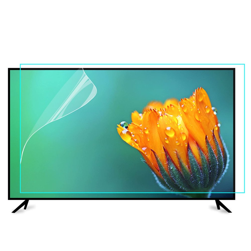 55 Inch Anti Blue Light TV Screen Protector Anti-Glare Film Anti Scratch Filter, Reduce Eye Fatigue, for Framless LCD LED Plasma 3D HDTV,50" 1101 * 620