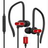 ADPROTECH Lightning Earbuds with Ear-Hook Sports Earphones for iPhone 14/13/12/11 Pro Max/X/XS Max/XR - MFi Certified with Mic Red view 1