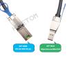 1M/100CM Internal Mini SAS SAS SAS Cable SFF-8088 to SFF8644 Mini-SAS HD 4X Lane Server 12/GBIT External Cable view 4