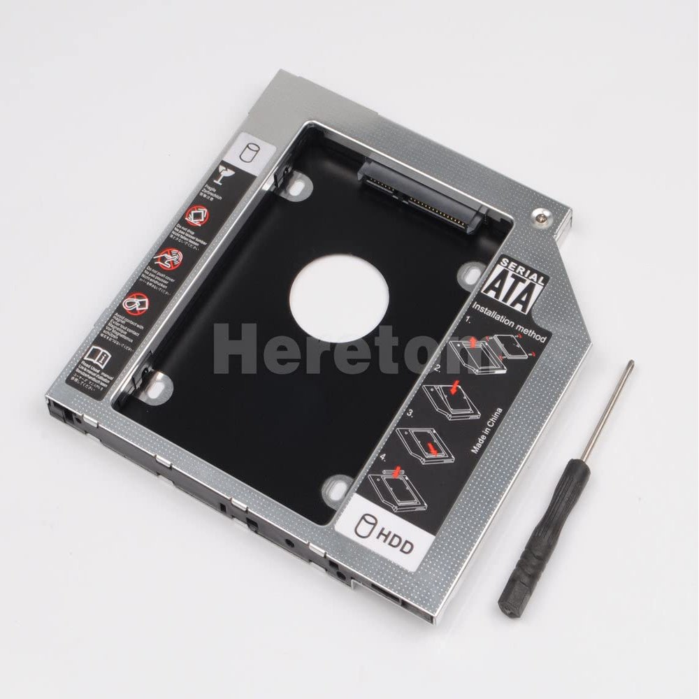 2nd 95MM Hard Drive HDD SSD Adapter Bay Tray Caddy for ThinkPad E540 E440 L540 L440 Optical Bay