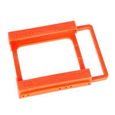 100PCS 2.5" to 3.5" SSD HDD Notebook Hard Disk Drive Mounting Kit Plastic Adapter Bracket Dock TQ35T25