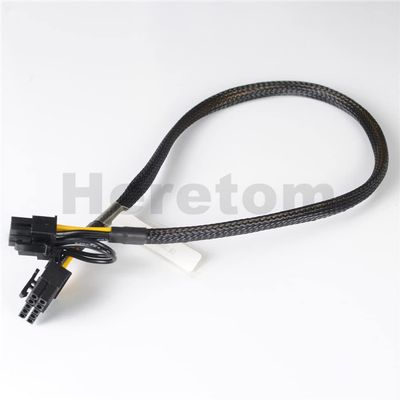 10Pcs/lot 50CM 10pin to 6+2pin GPU Video Card Power Adapter Cable for HP DL380 G9 GPU Video Card