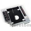 12.7mm Universal Aluminum SATA to SATA Caddy for 2nd HDD SSD Hard Drive Box Enclosure DVD CD ROM Optibay Adapter Case view 2