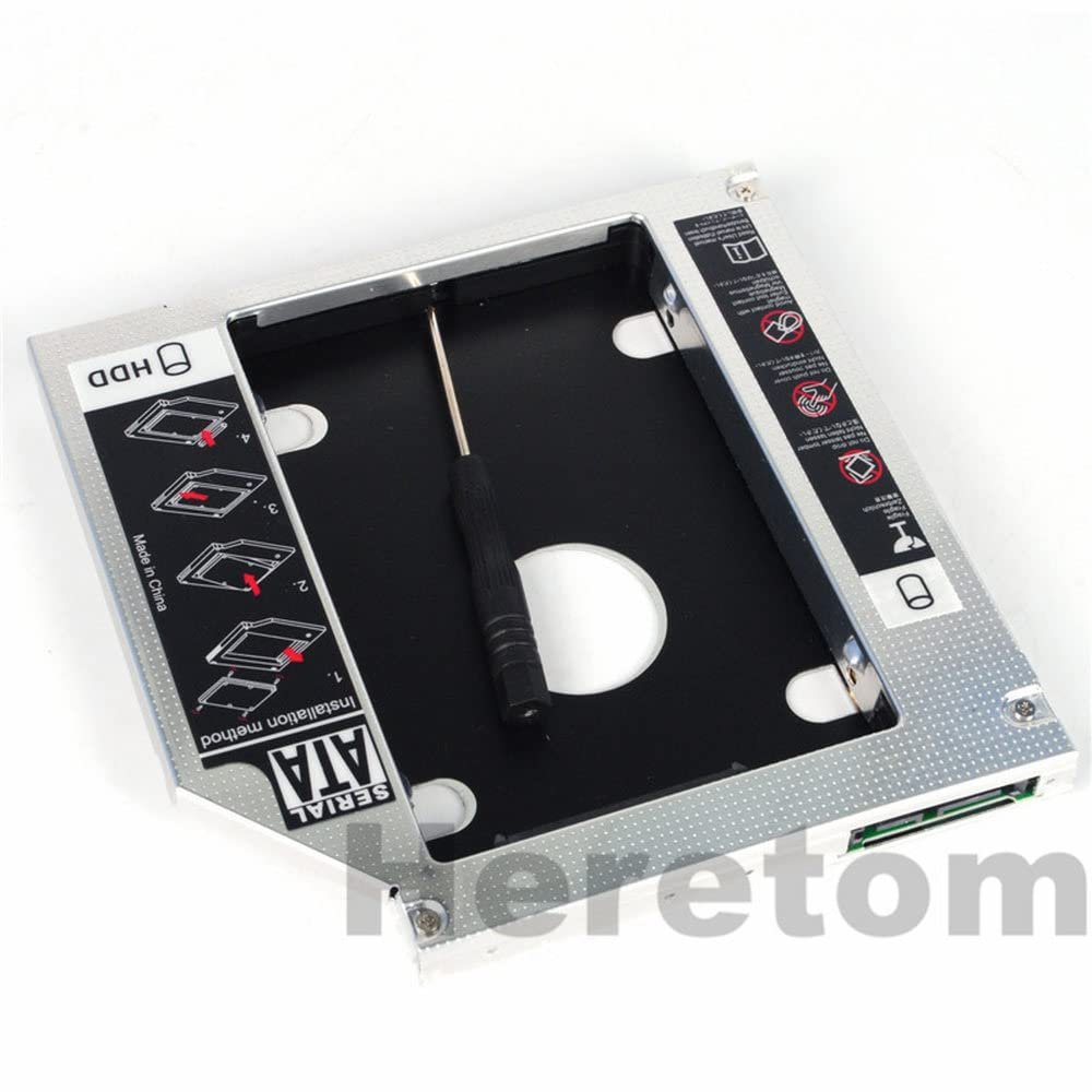 12.7mm SATA 3.0 Interface Hard Drive Bracket SSD Adapter Optibay HDD Caddy DVD CD-ROM Enclosure Adapter Case for Laptop